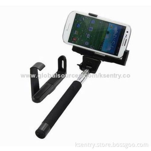 Built-in Remote Shutter Bluetooth Selfie Stick for iPhone and Samsung, Smartphones